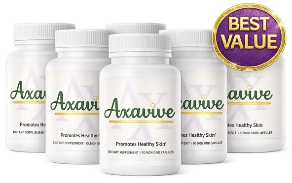 Axavive capsules 6 bottle package special savings offer